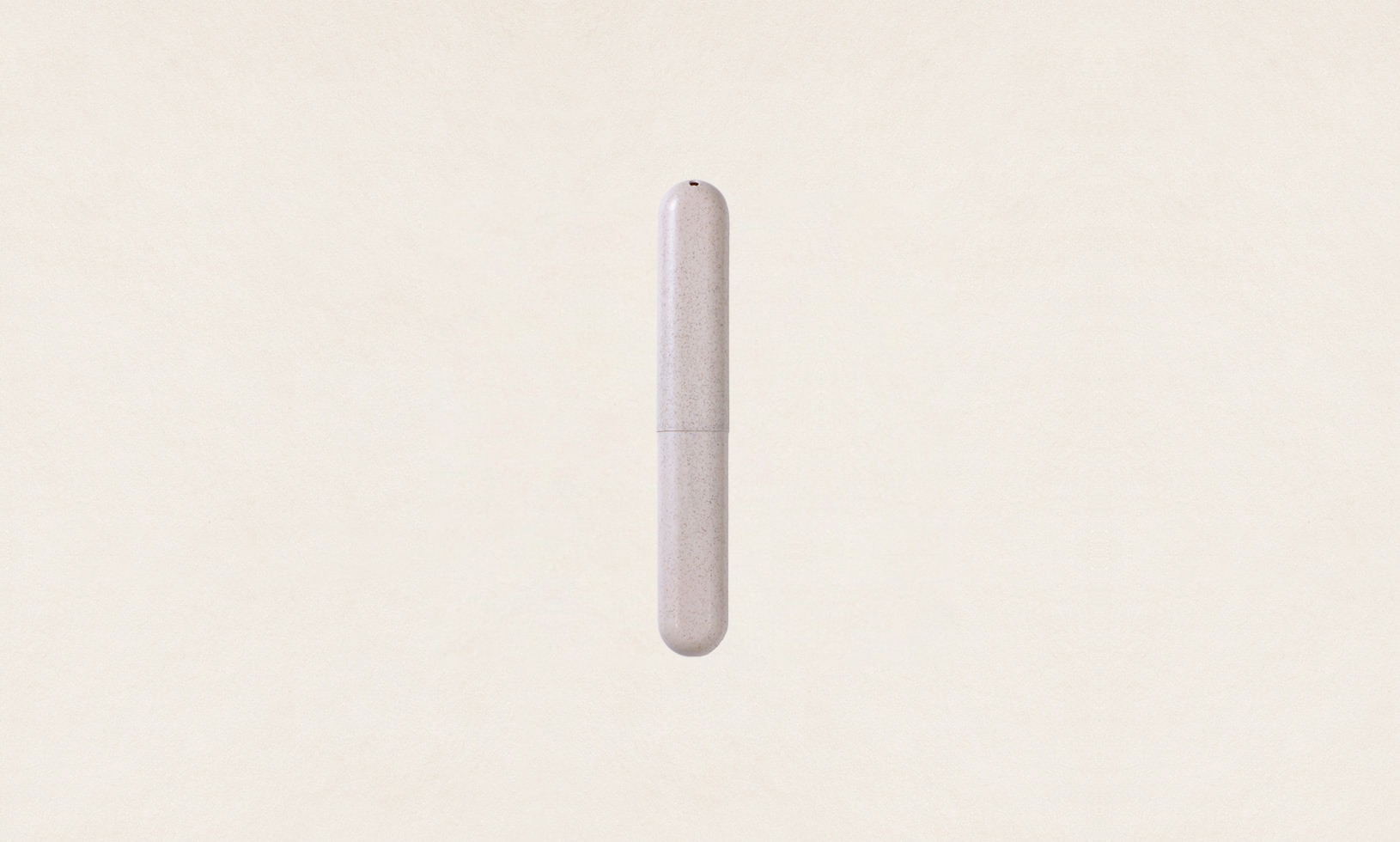 もみ殻由来 歯ブラシケース（Husk Tooth Brush Case）