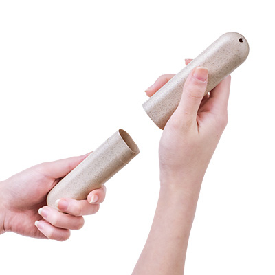 もみ殻由来 歯ブラシケース（Husk Tooth Brush Case）