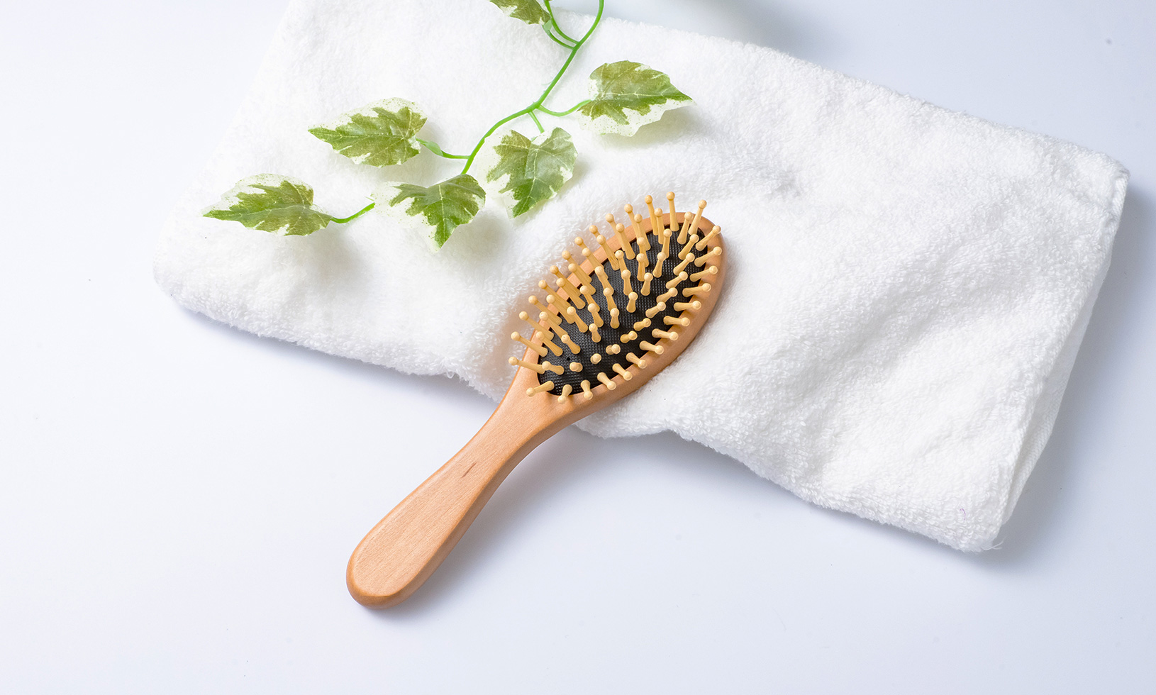 木製ヘアブラシ -kintsugi-(SUS Wooden Hair Brush -kintsugi-)