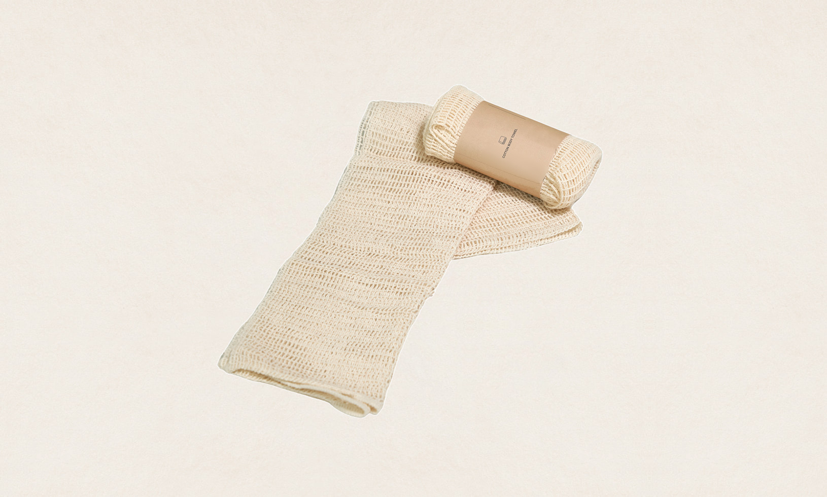 コットンボディタオル[コンパクトタイプ]（ECO Cotton Body Towel）