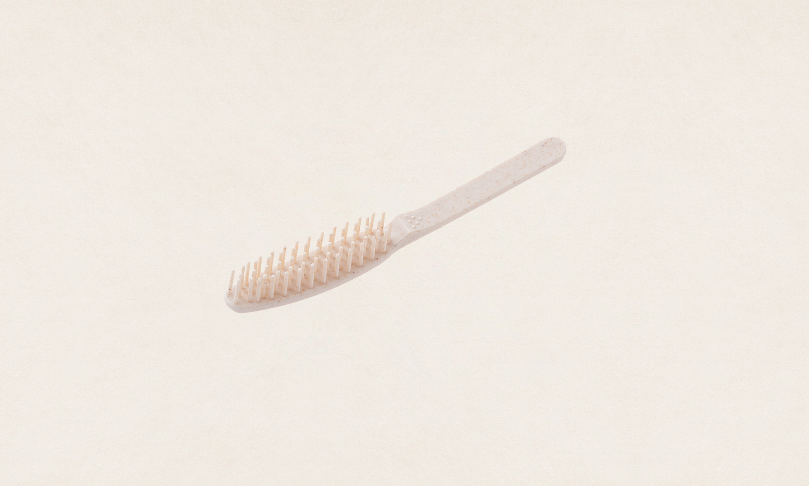もみ殻由来 ヘアブラシ[袋タイプ]（ECO Hair Brush -Bag Type-）
