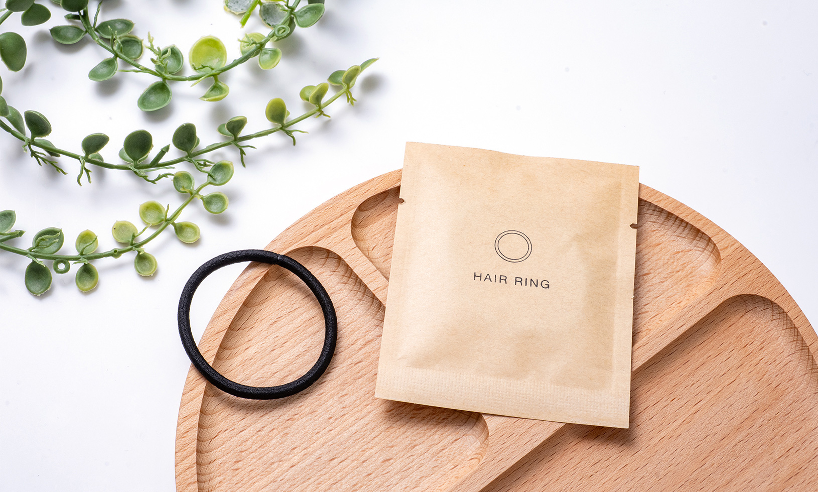 ヘアゴム[紙袋タイプ]（ECO Hair Ring -Bag Type-）
