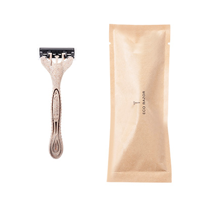 もみ殻由来 カミソリ[袋タイプ]（ECO Razor -Bag Type-）