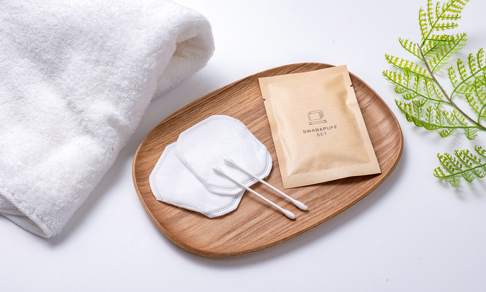 綿棒&コットンセット[紙袋タイプ]（ECO Swab&Puff Set -Bag Type-）