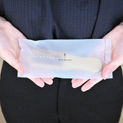 竹ヘアブラシ[袋タイプ]（SUS Bamboo Hair Brush -Bag Type-）