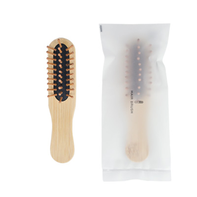竹ヘアブラシ[袋タイプ]（SUS Bamboo Hair Brush -Bag Type-）