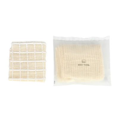 コットン配合 ボディタオル[袋タイプ]（SUS Body Towel -Bag Type-）