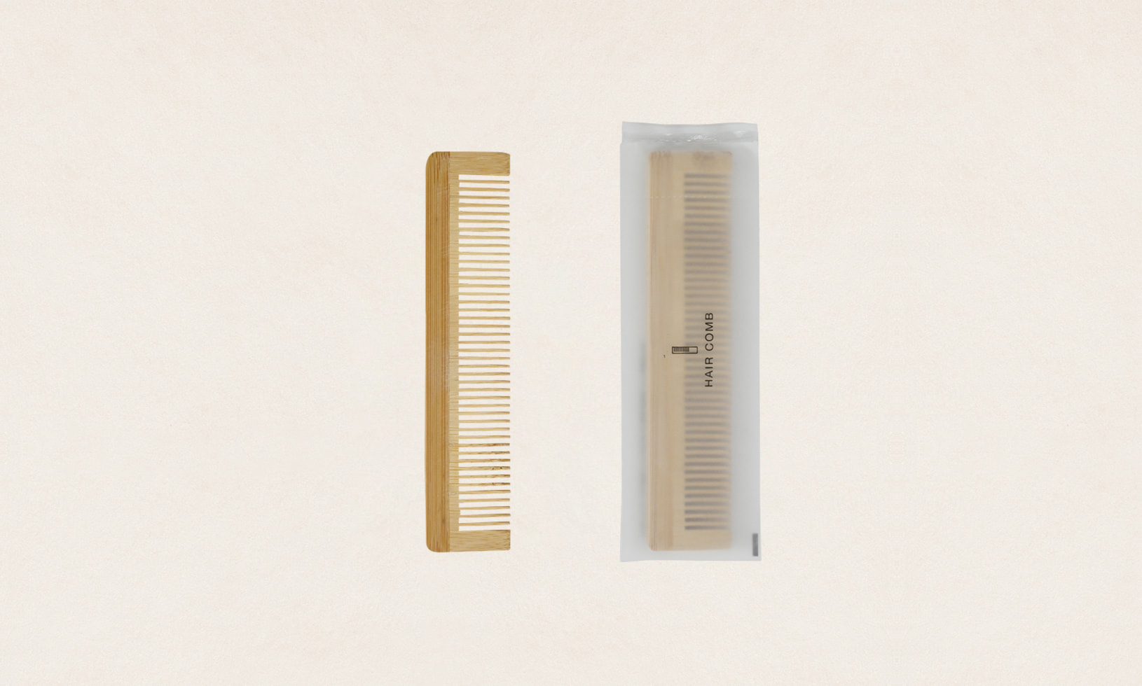 竹ヘアコーム[袋タイプ]（SUS organic Hair Comb -Bag Type-）