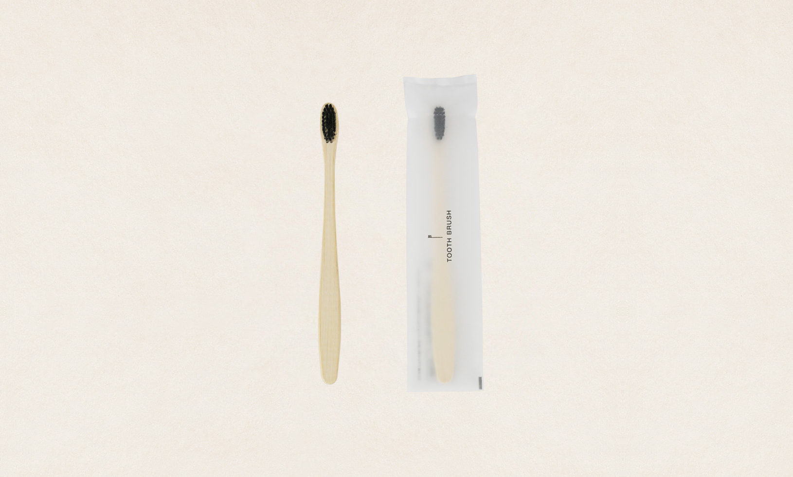 竹歯ブラシ[袋タイプ]（SUS organic Tooth Brush -Bag Type-）