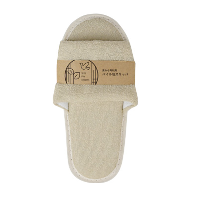 SUS Pile Slippers-for KIDS-（麦わら再利用　パイル地スリッパ[こども用]）