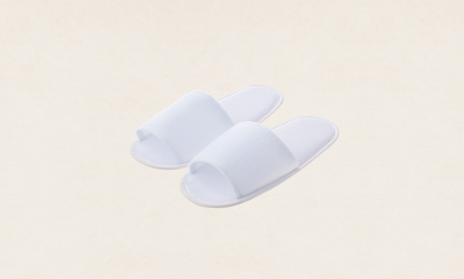 パイル地スリッパ[白]（SUS Pile Slippers -White-）