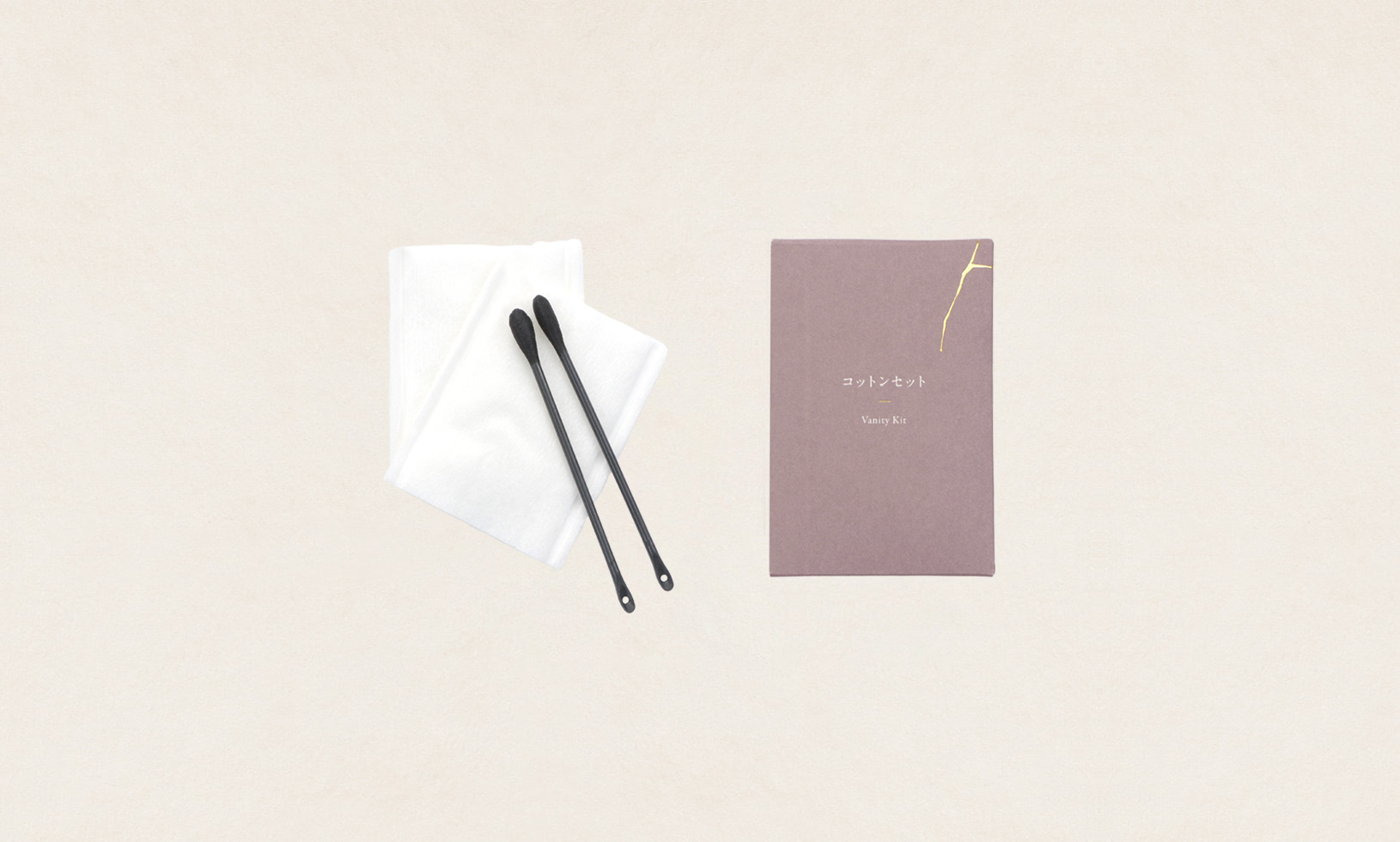 綿棒コットンセット – kintsugi -（SUS Vanity Kit – kintsugi -）