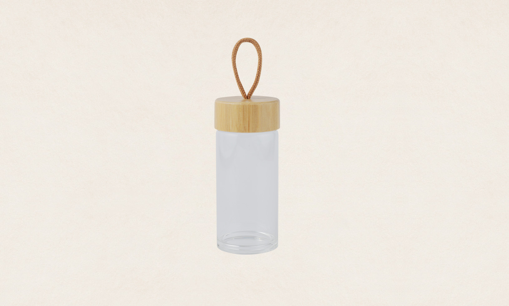 竹蓋ガラスボトル(SUS bamboo glass bottle)