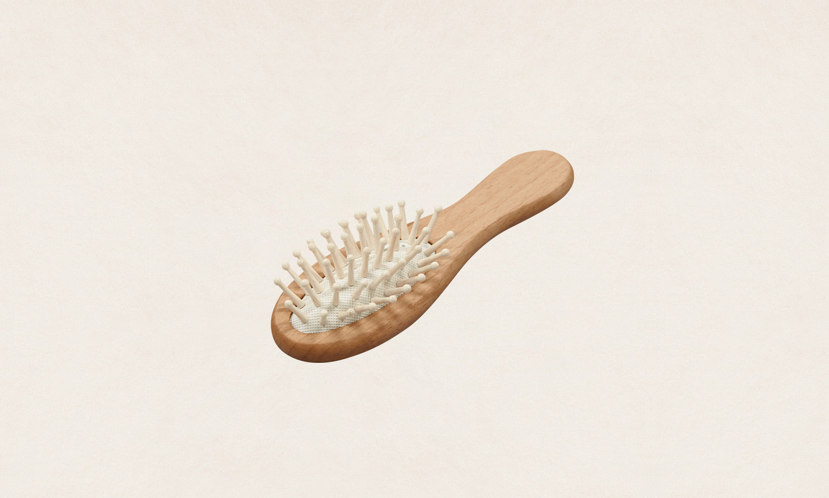 木製ヘアブラシ（Wooden Hairbrush） | 名入れ可 エコノベルティグッズ