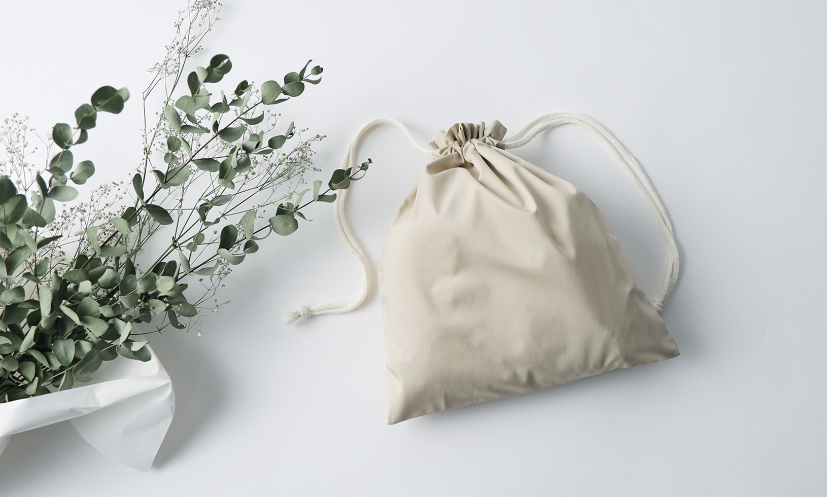 バンブーファイバー配合 巾着（SUS Bamboo Fiber Bag） | SUS amenity