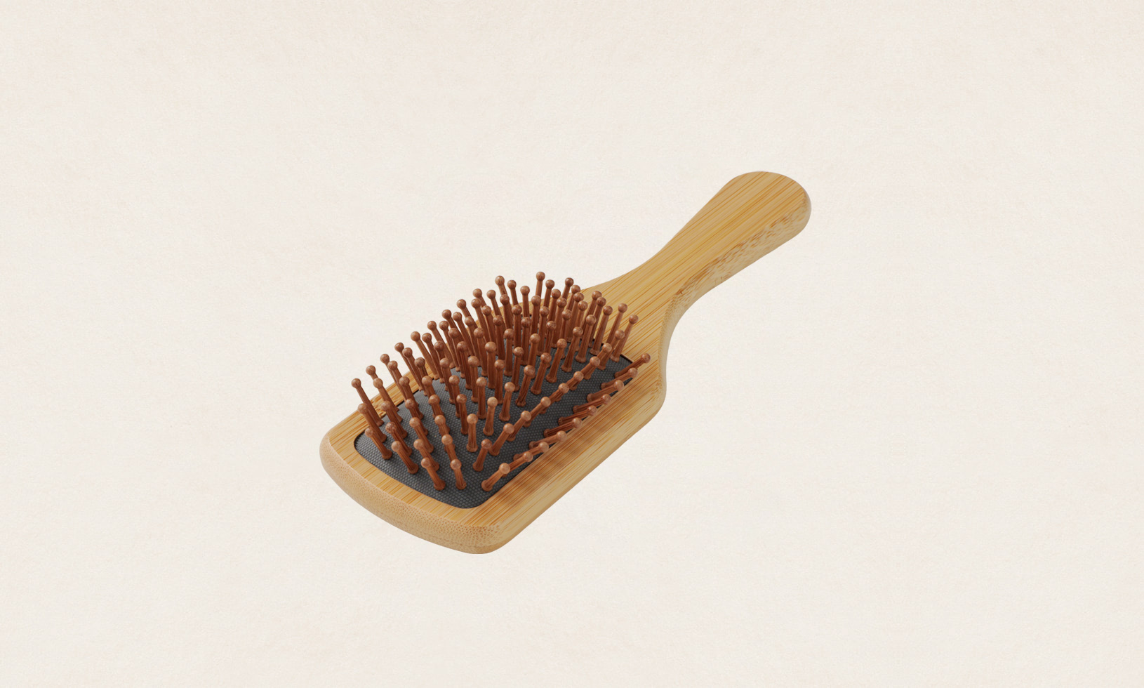 竹製パドルブラシ（Bamboo Paddle Brush） | 名入れ可 エコノベルティ