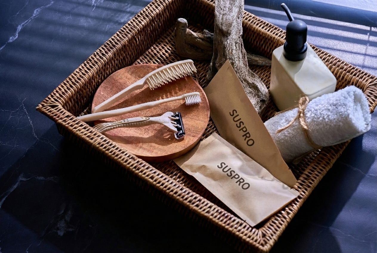 ここがポイント! 選べる「エコ素材」アメニティ