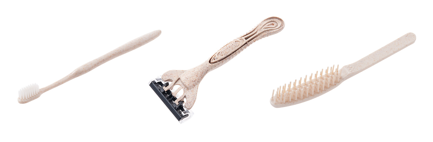 ここがポイント! 選べる「エコ素材」アメニティ